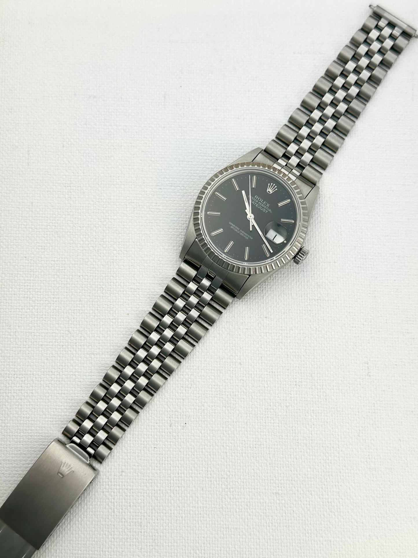 Rolex Datejust Black Dial Vintage
