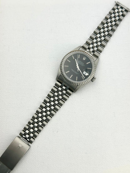 Rolex Datejust Black Dial Vintage
