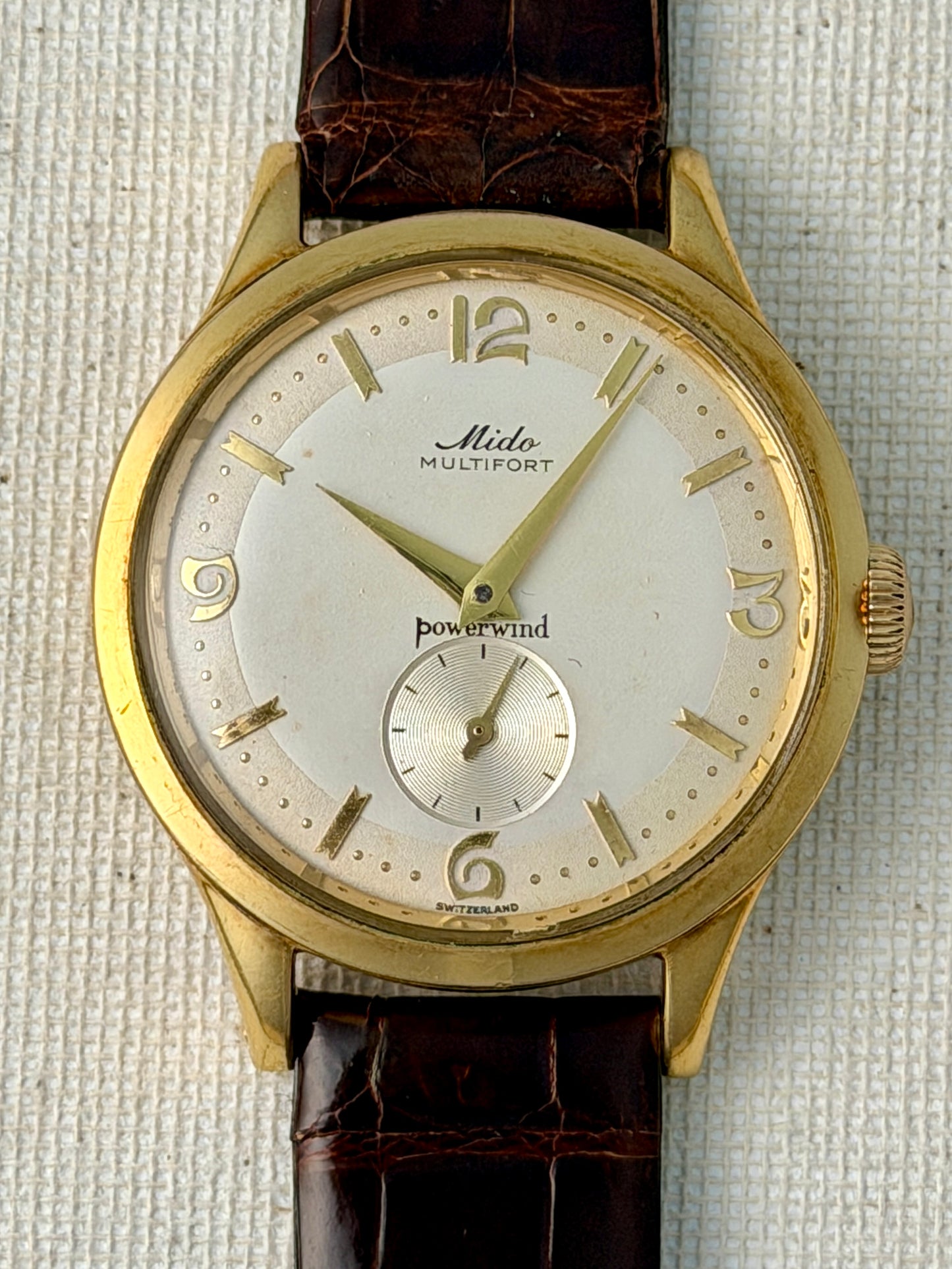 Mido Multifort Powerwind Small Seconds Vintage