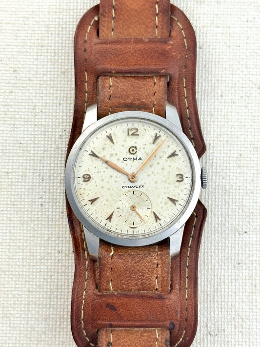 Cyma Cymaflex Patina Dial