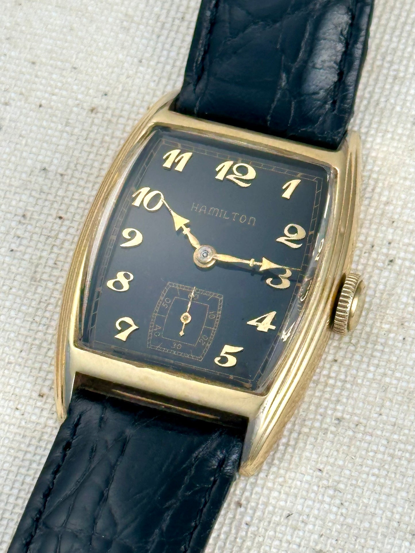 Hamilton Black Dial Stunner Vintage