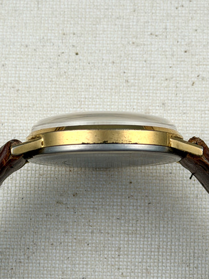 Helbros France Linen Dial Vintage