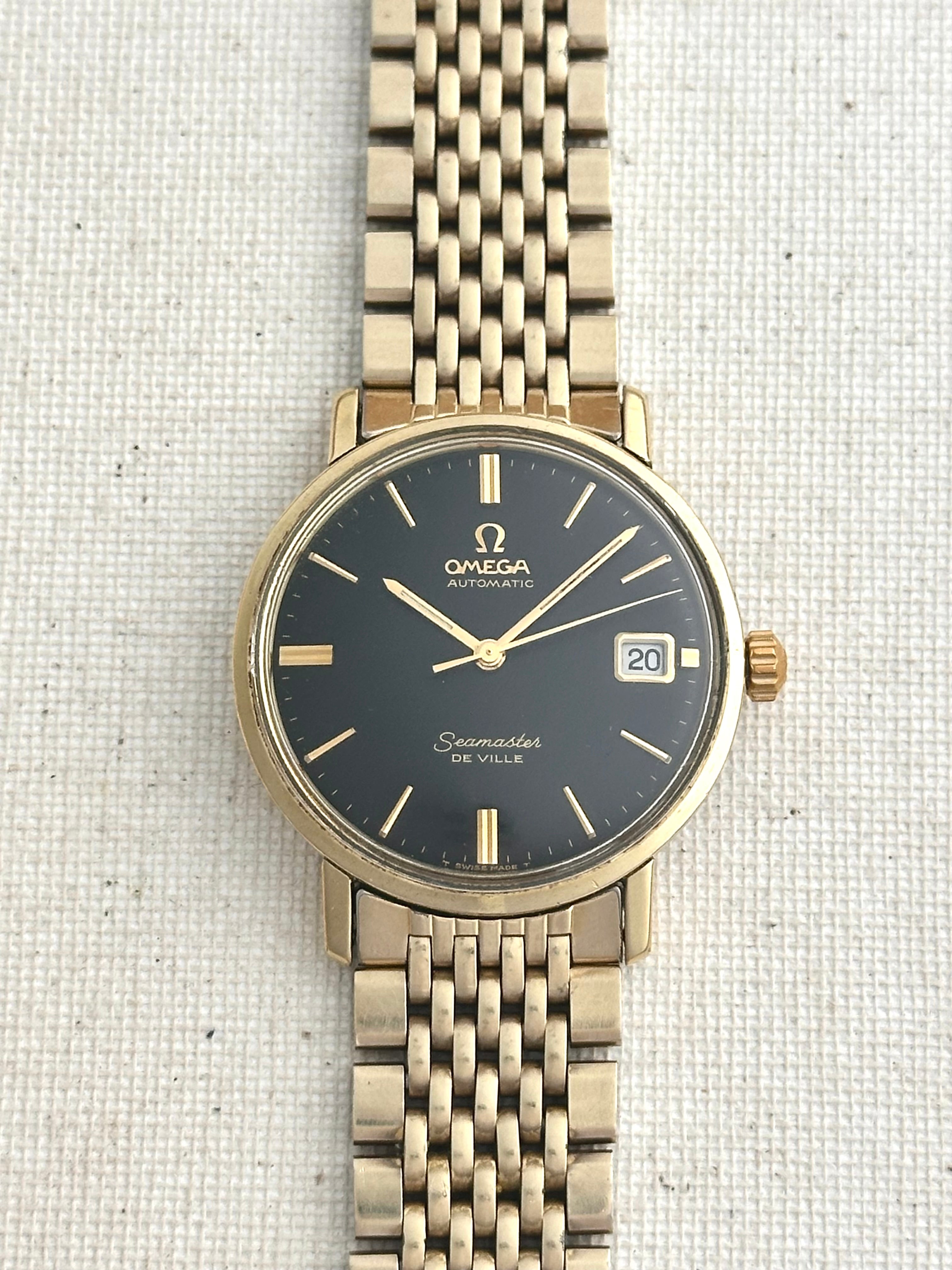 Omega Seamaster De Ville Sexy AF Black Dial Vintage – Old School