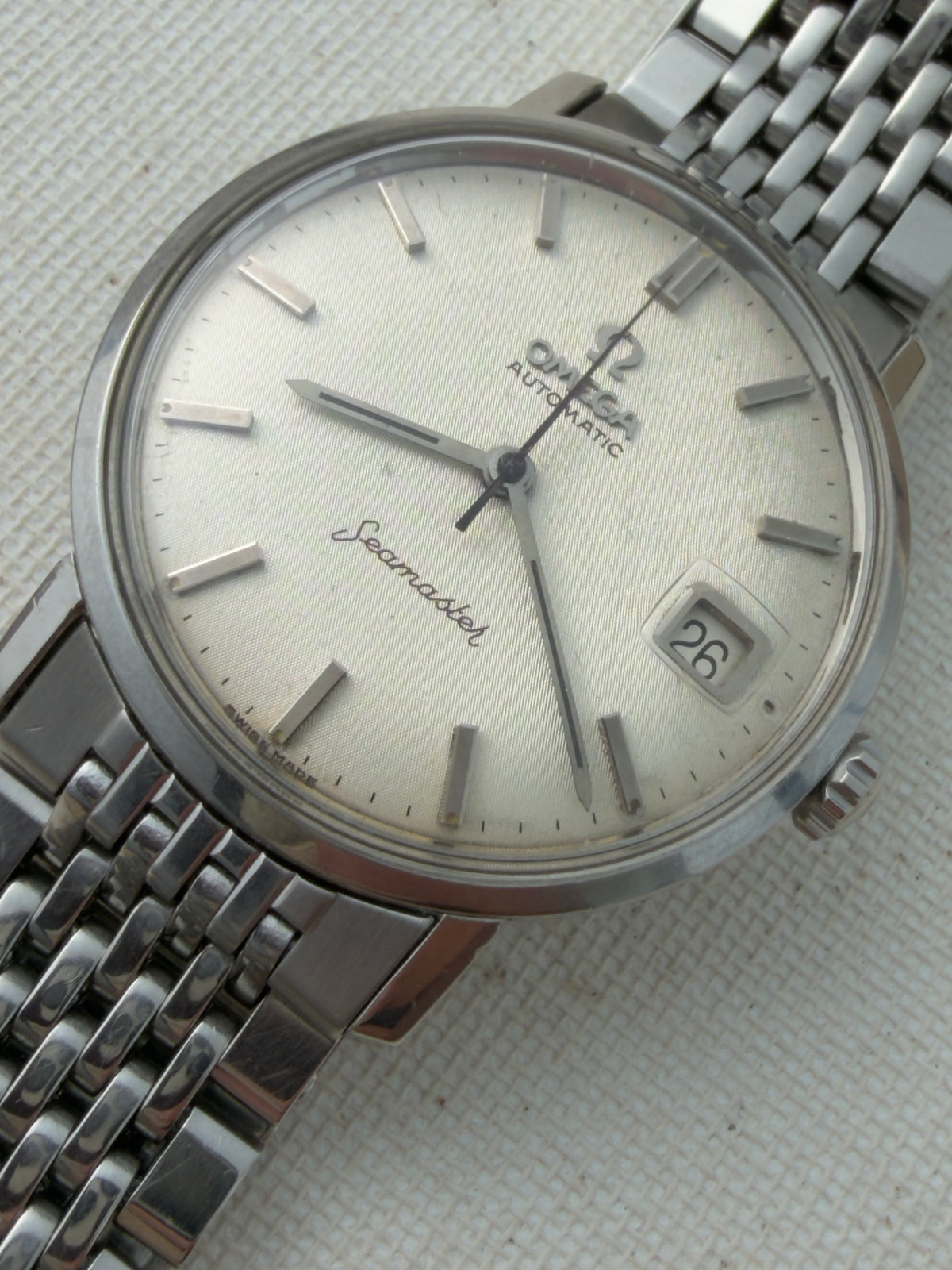 Omega Seamaster Linen Dial