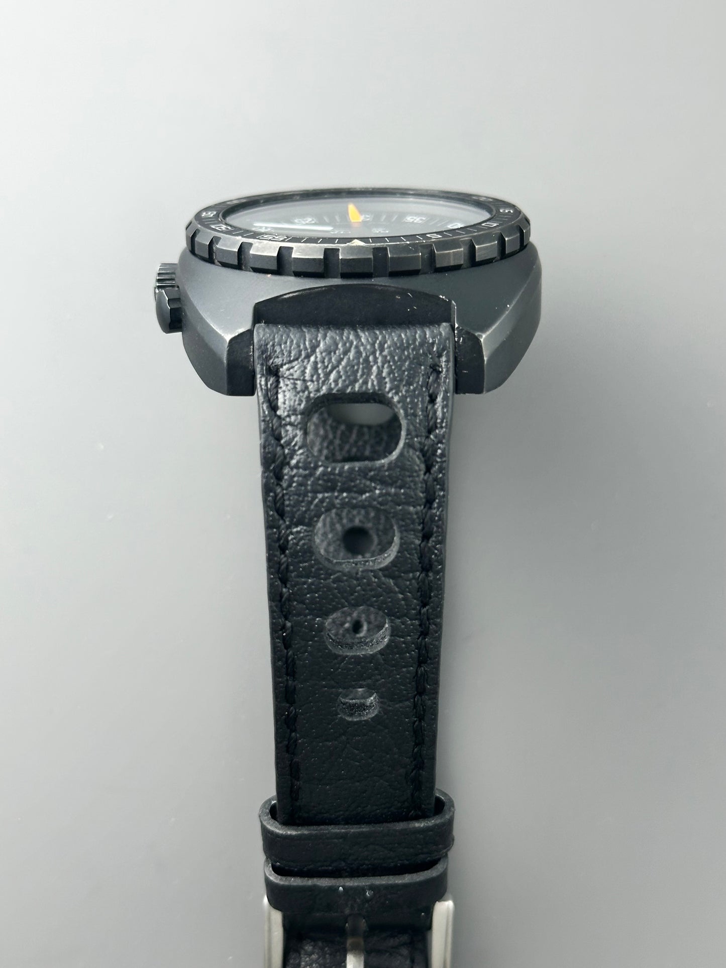 Heuer Regatta Black PVD Vintage
