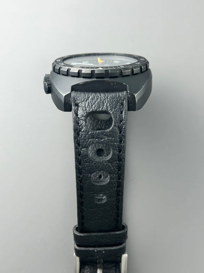 Heuer Regatta Black PVD Vintage