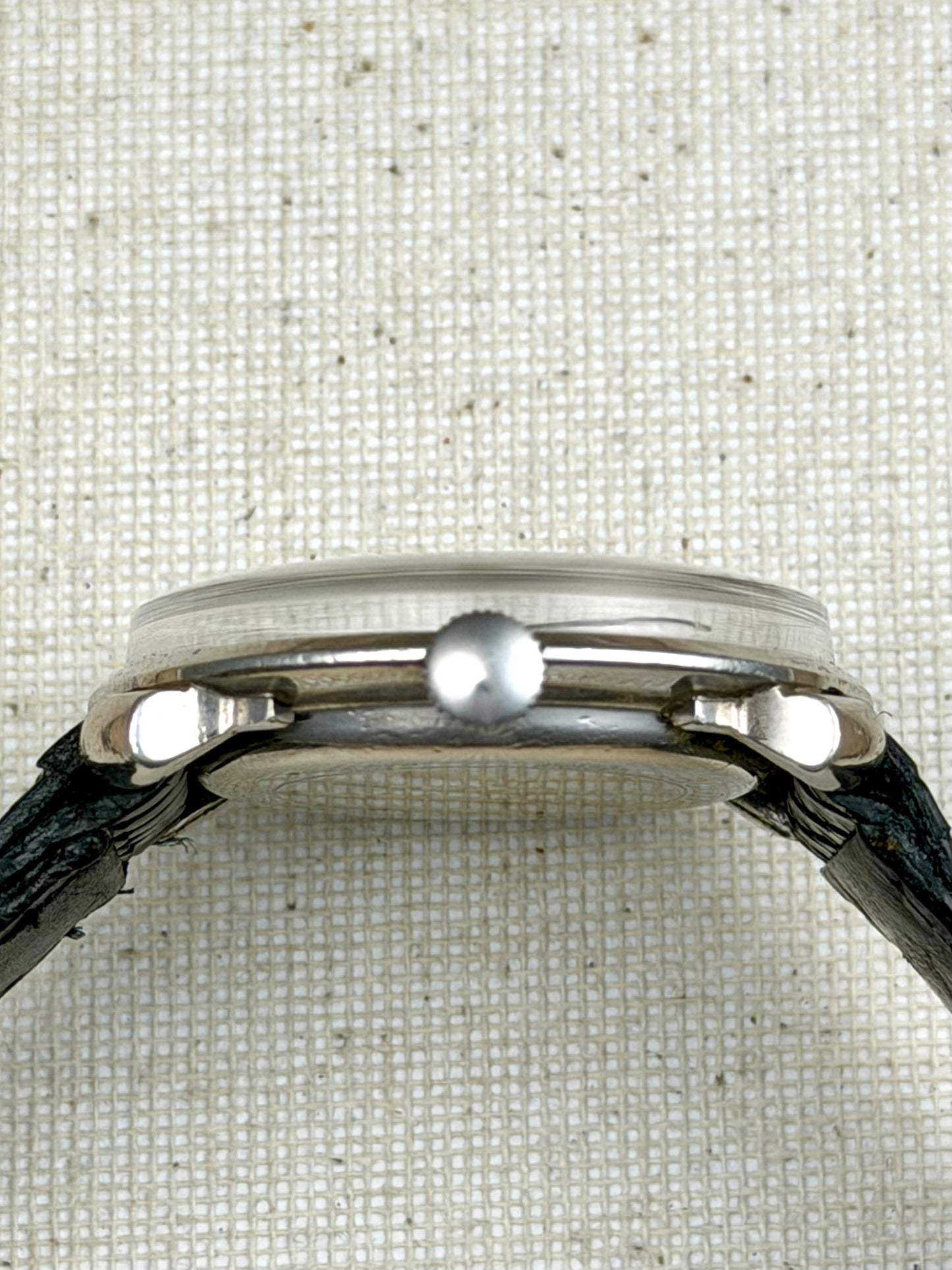 Bulova 10k White GF Diamond Dial Vintage