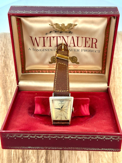 Wittnauer (Longines) Trapezoidal Scissor Hands w/ box Vintage