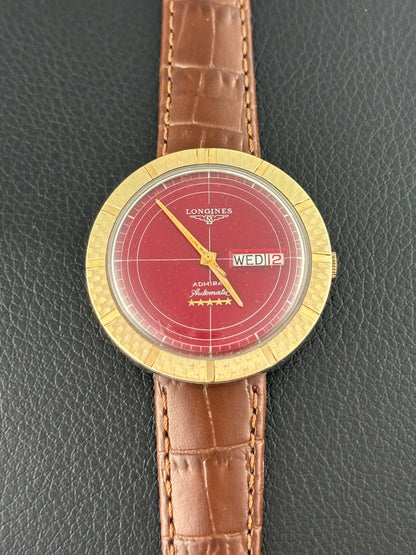 Longines Admiral Five Star Red Vintage