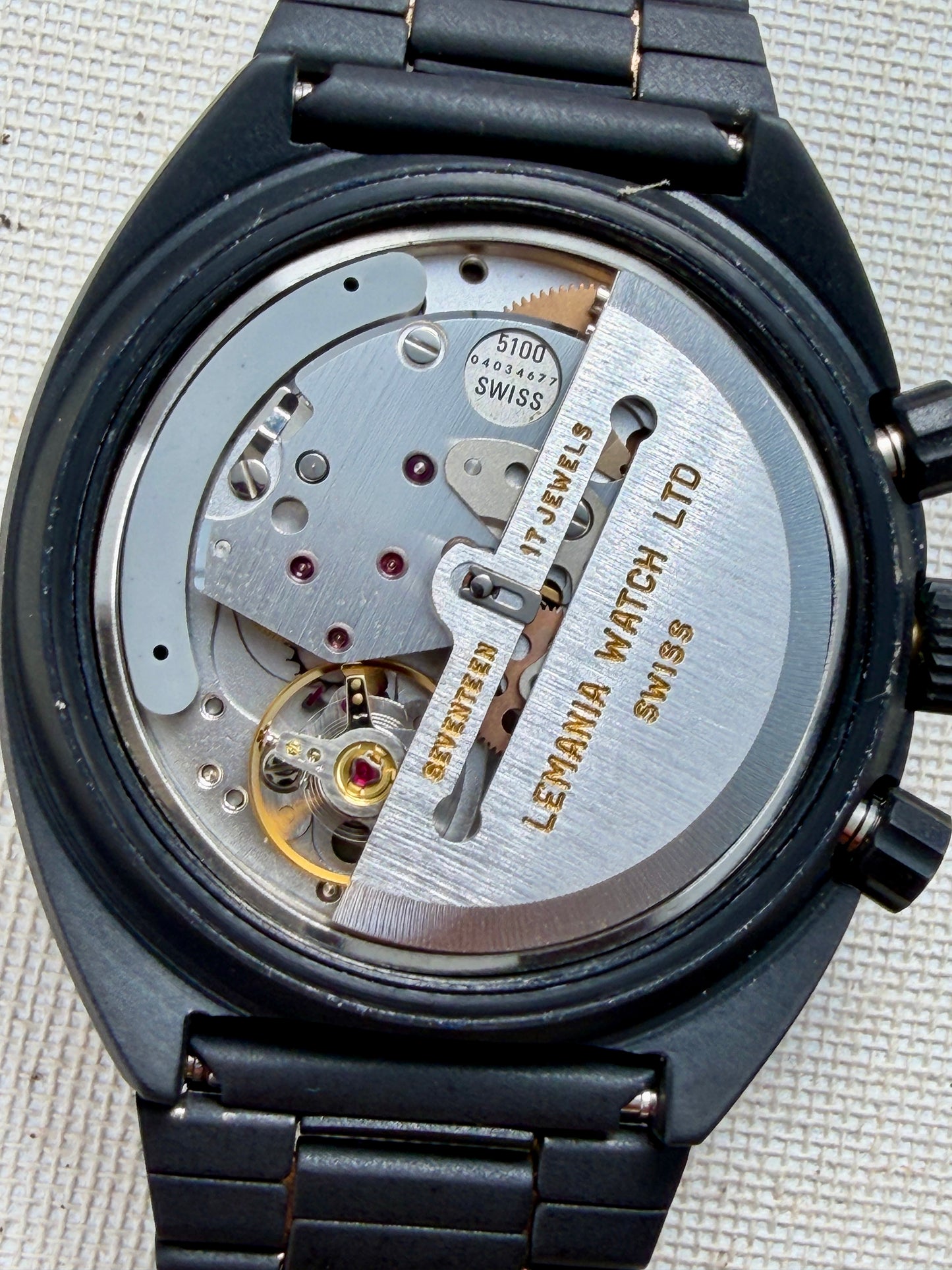 Heuer 5100 Pilot PVD Box/Papers NOS Vintage