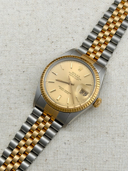 Rolex Datejust Two-Tone Champagne Dial Vintage