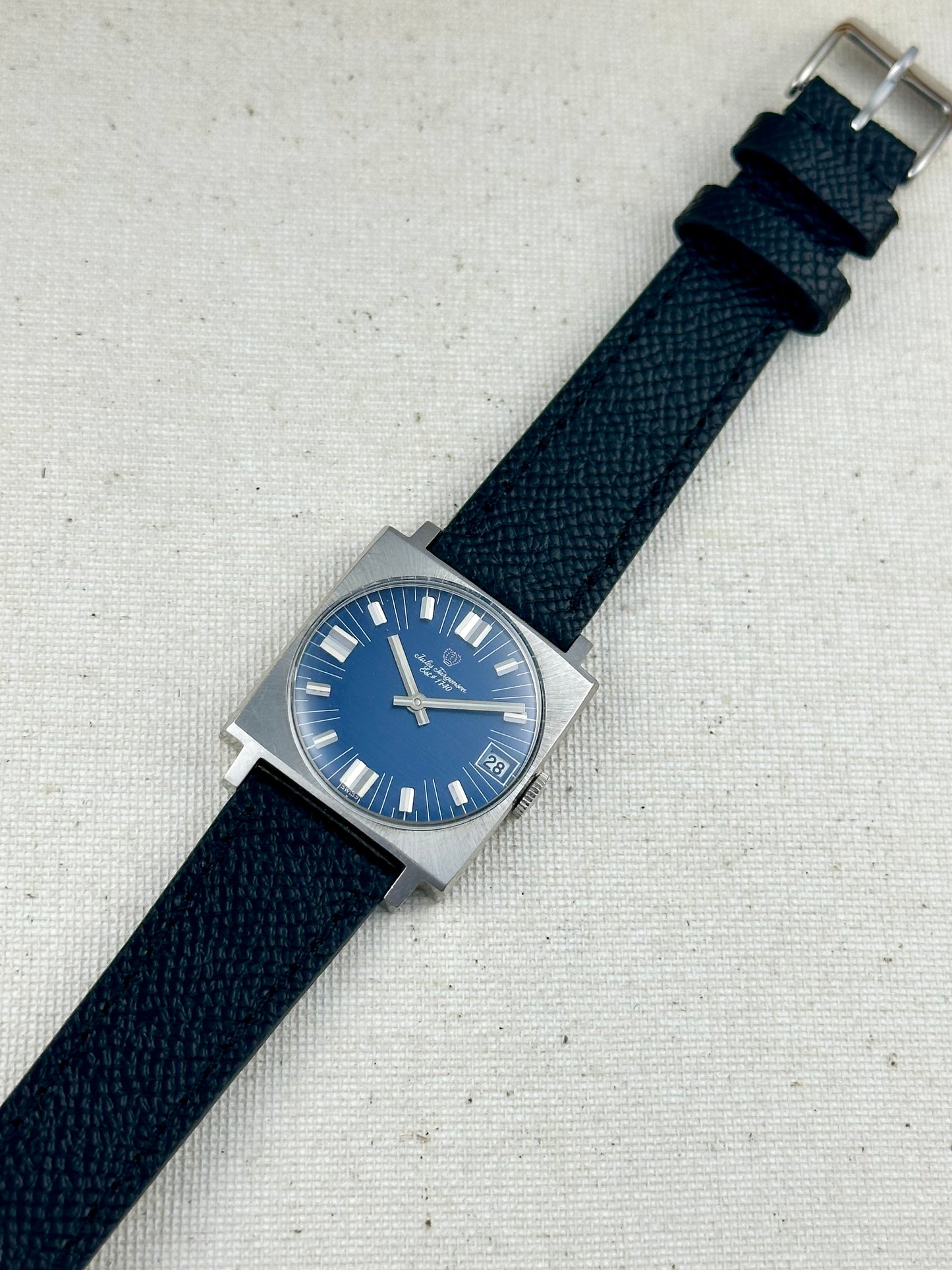 Jules Jurgenson Blue Dial Vintage