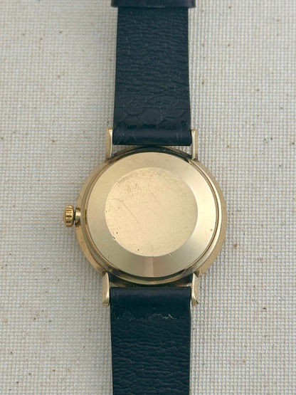 Omega Seamaster De Ville Electric Blue Singer Linen Dial Vintage