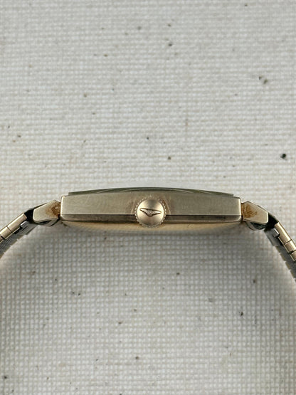 Longines Black and Gold Tank Vintage