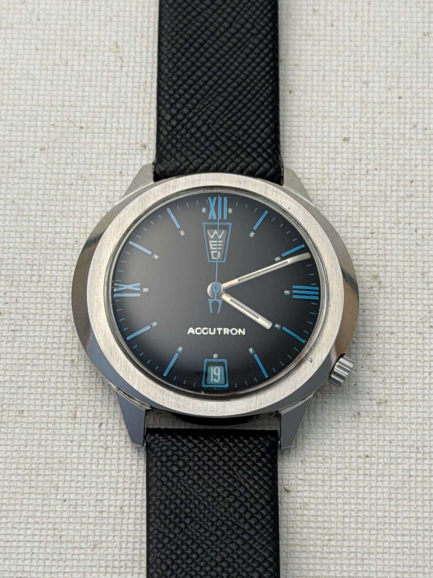 Accutron Up Down Bad Ass Blue Vintage