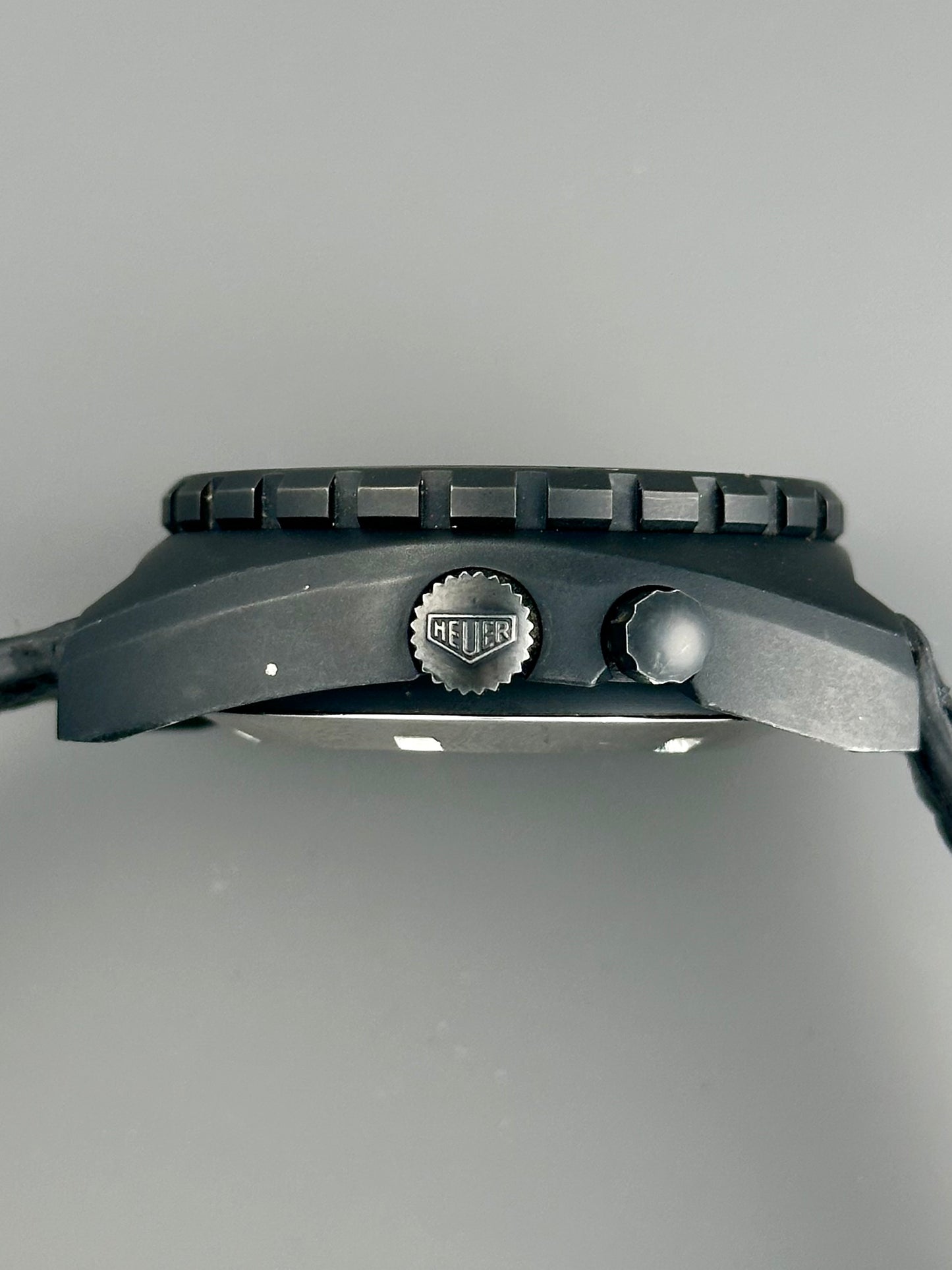 Heuer Regatta Black PVD Vintage