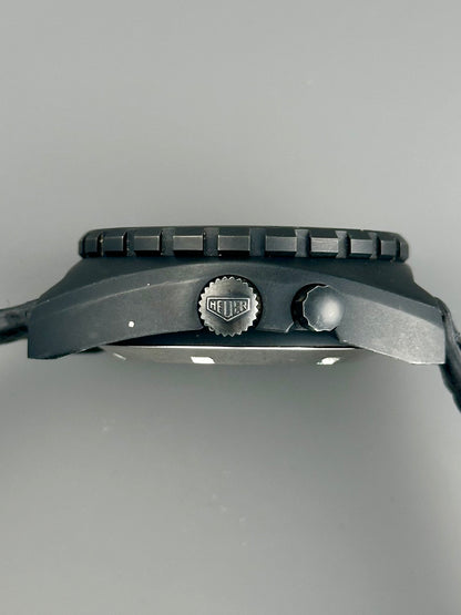 Heuer Regatta Black PVD Vintage
