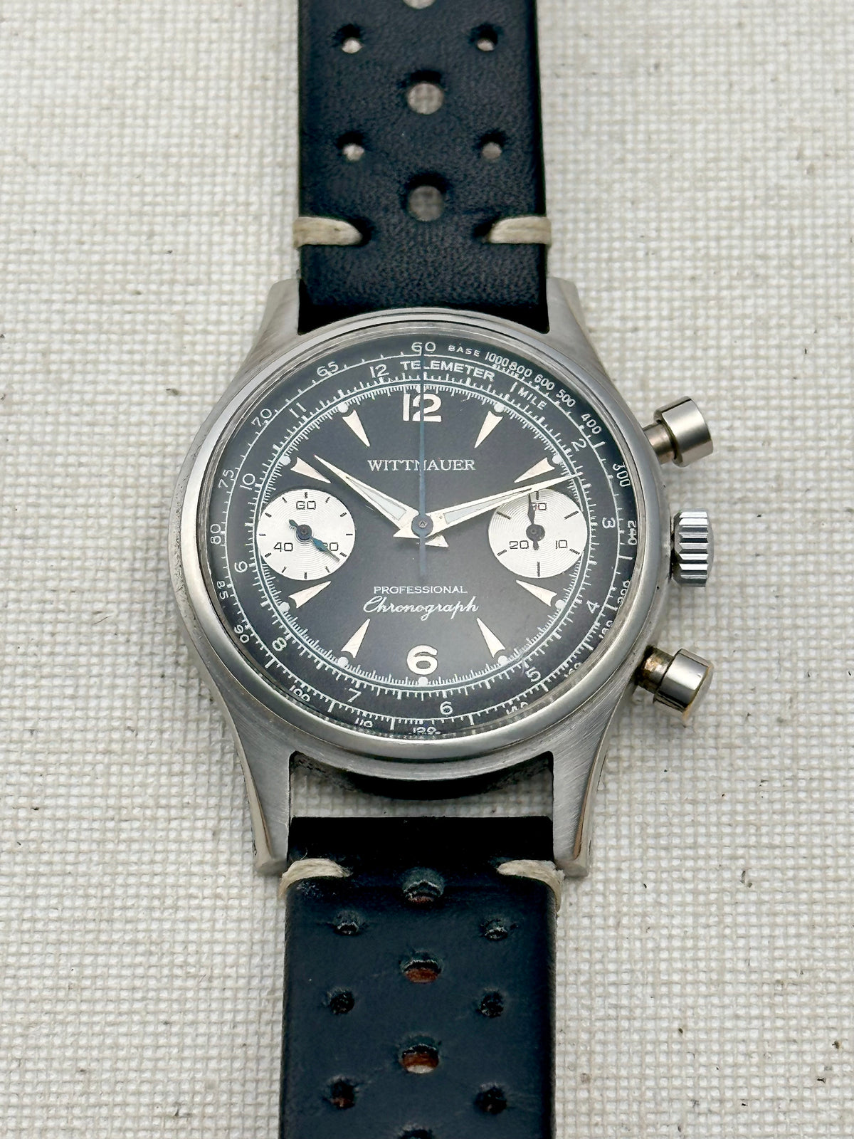 Wittnauer Professional Chronograph w/ Box Vintage