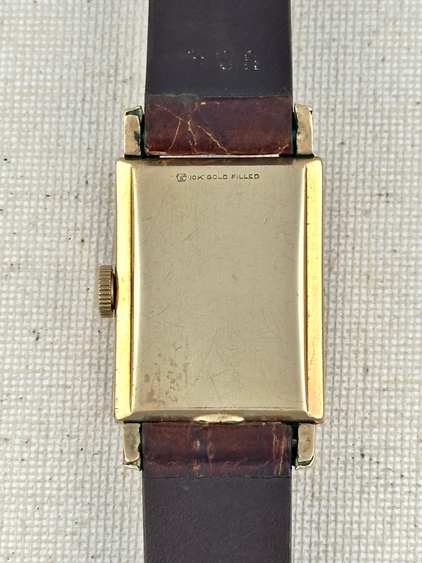 Longines Scroll Lugs Tank Vintage