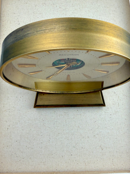 Accutron Spaceview Desk Clock Vintage