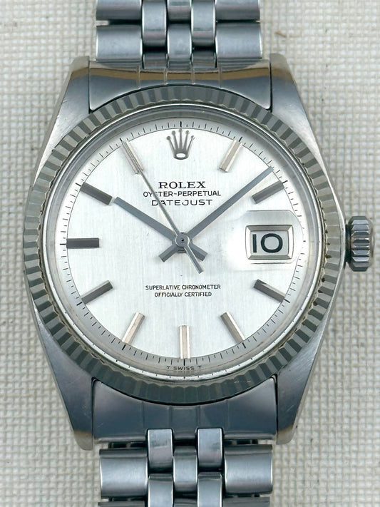 Rolex Datejust Silver Dial c.1964 Vintage