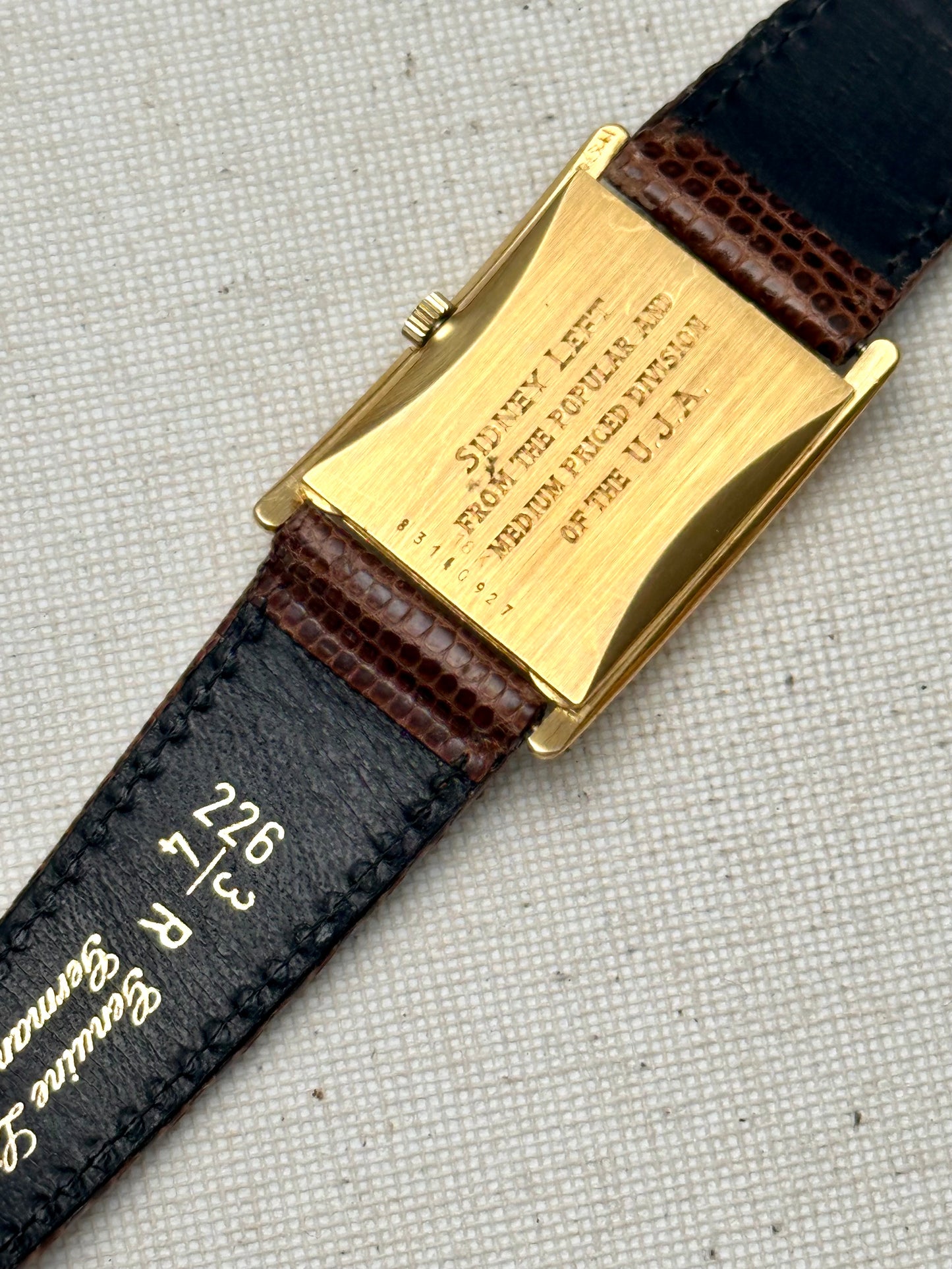 Girard Perregaux retailed by Tiffany Vintage 18k Gold