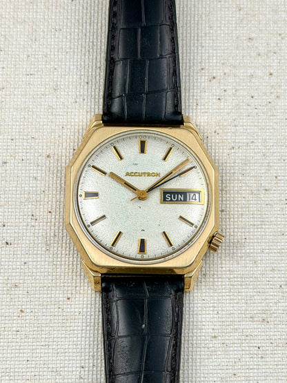 Accutron 218 Octagon Texture Dial Vintage