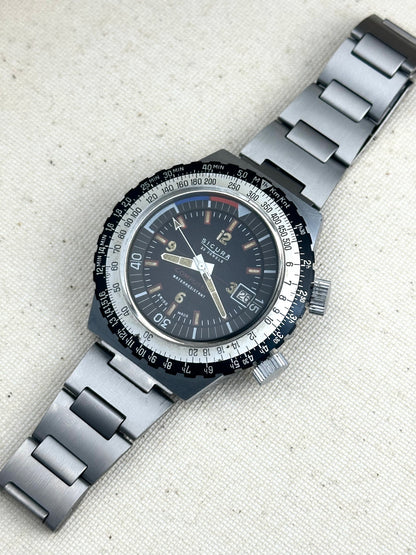 Sicura "Computer" Diver Jumbo Vintage