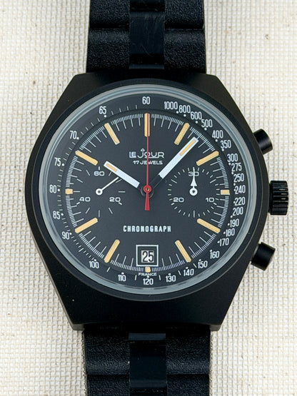 LeJour PVD Chrono Box and Papers NOS Vintage