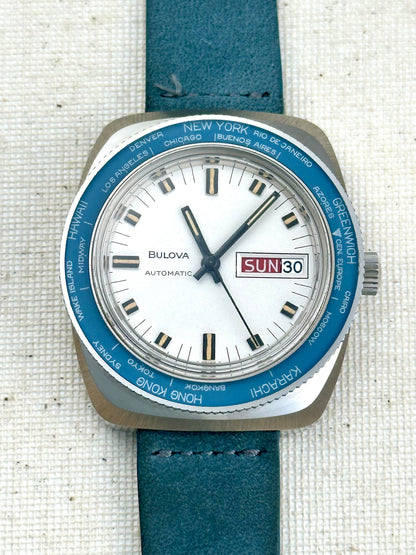 Bulova Skystar Worldtimer Vintage