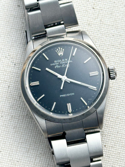 Rolex Air King Black Dial Neo-Vintage 1989