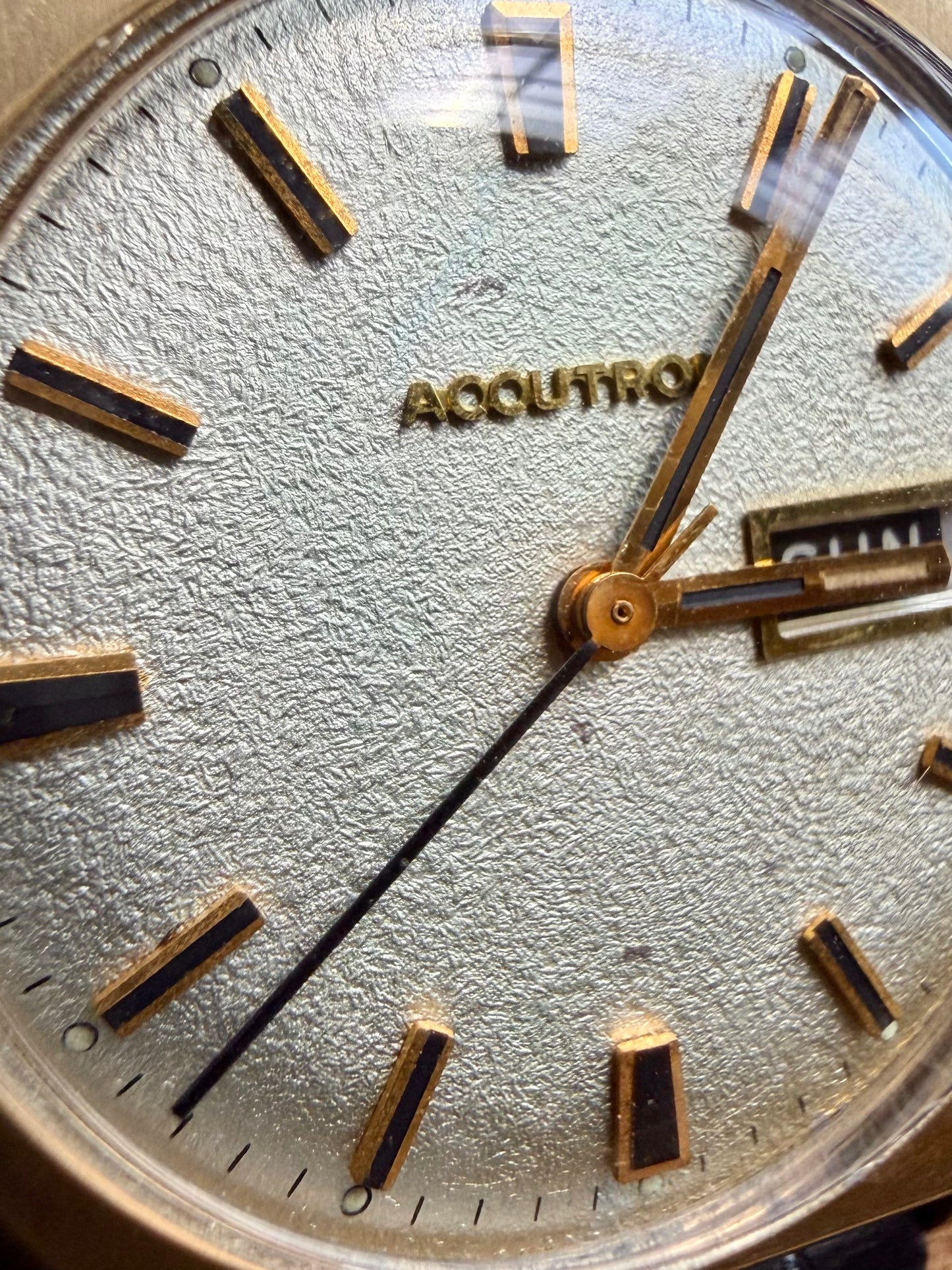 Accutron 218 Octagon Texture Dial Vintage