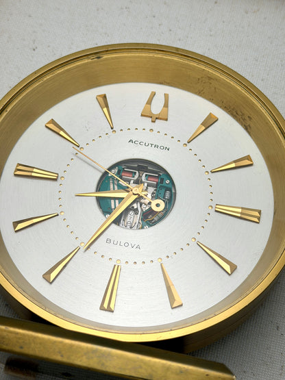 Accutron Spaceview Desk Clock Vintage
