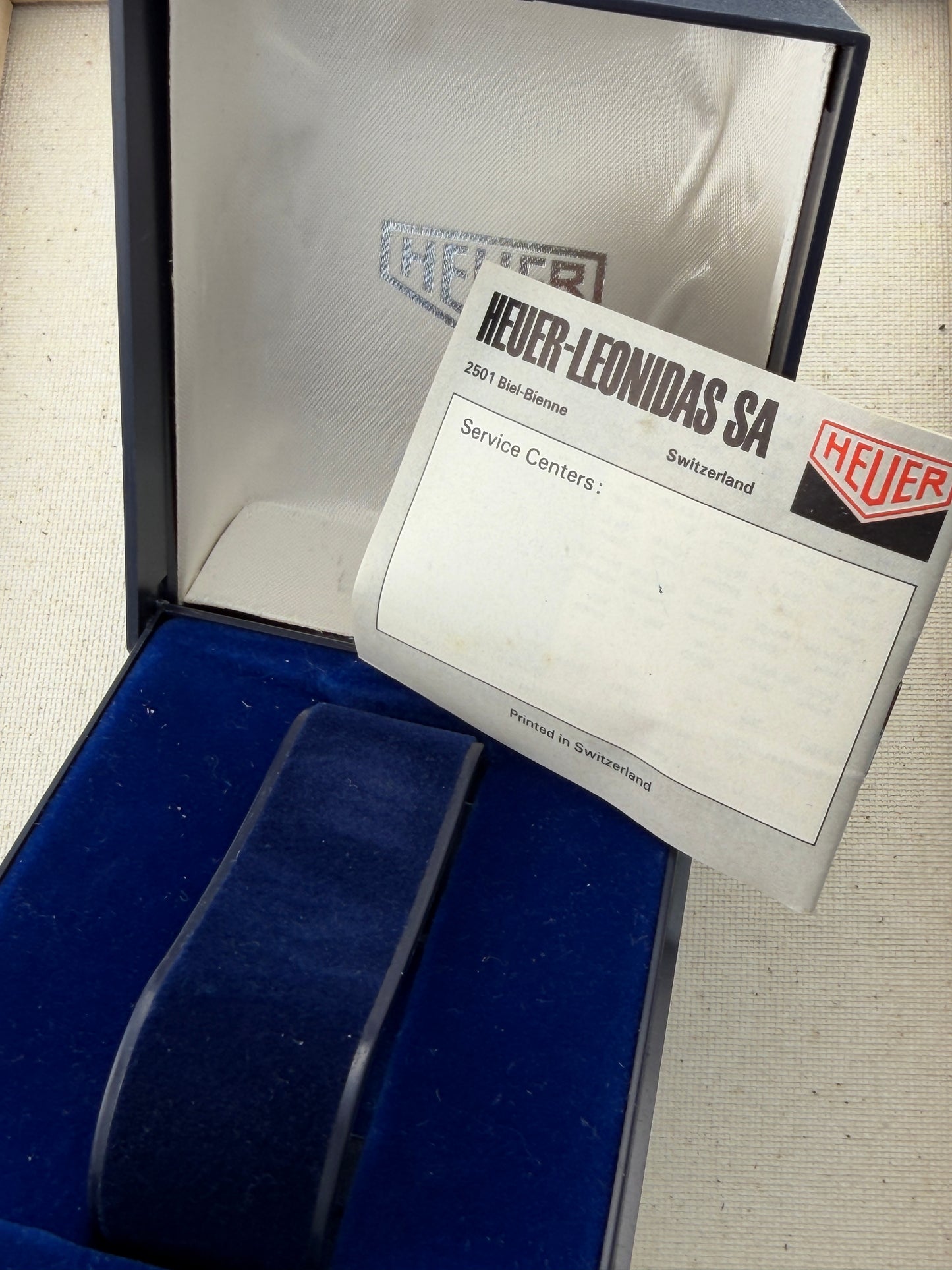 Heuer 5100 Pilot PVD Box/Papers NOS Vintage