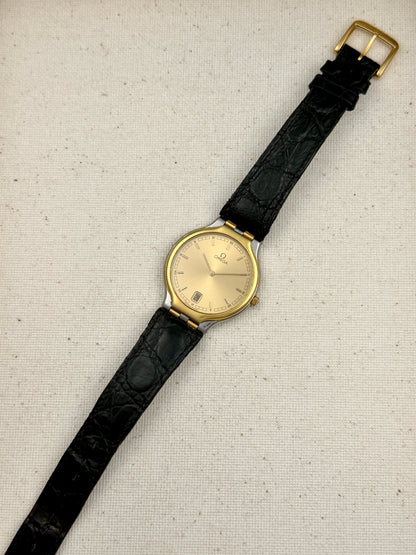 Omega 18k Bezel Quartz Vintage