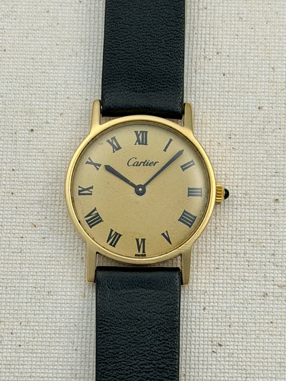 Cartier 18k Gold "Pre-Ronde" Vintage