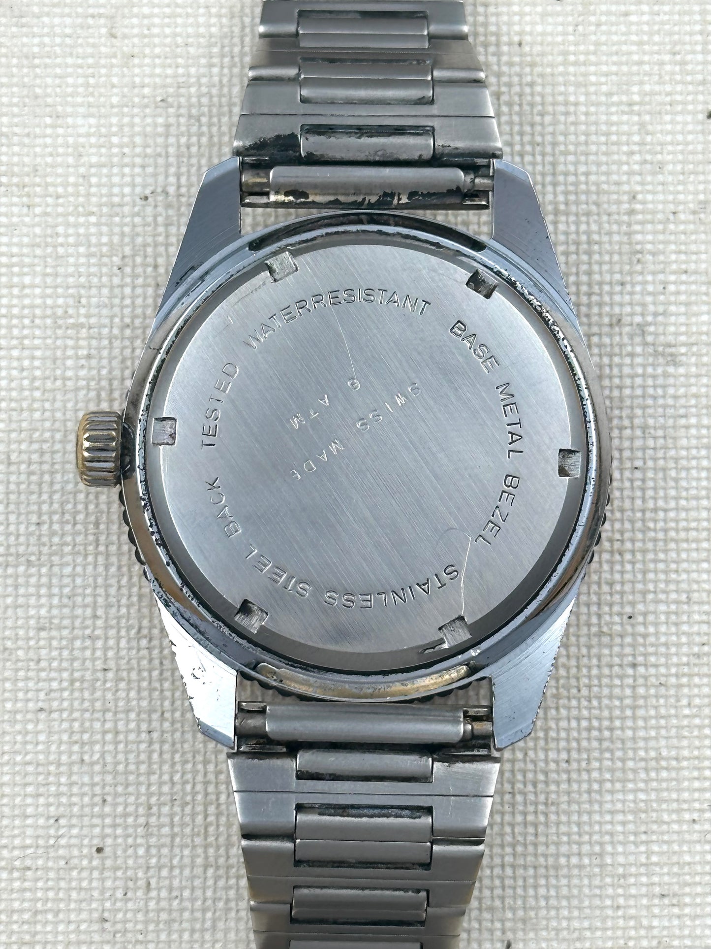 Clinton World Timer Date Vintage