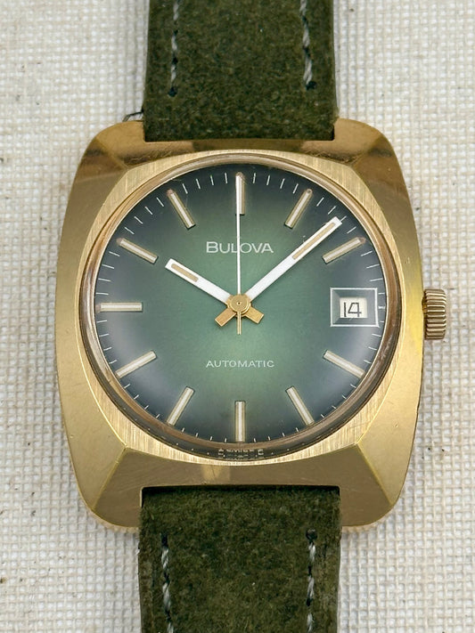 Bulova Golden Green Vintage