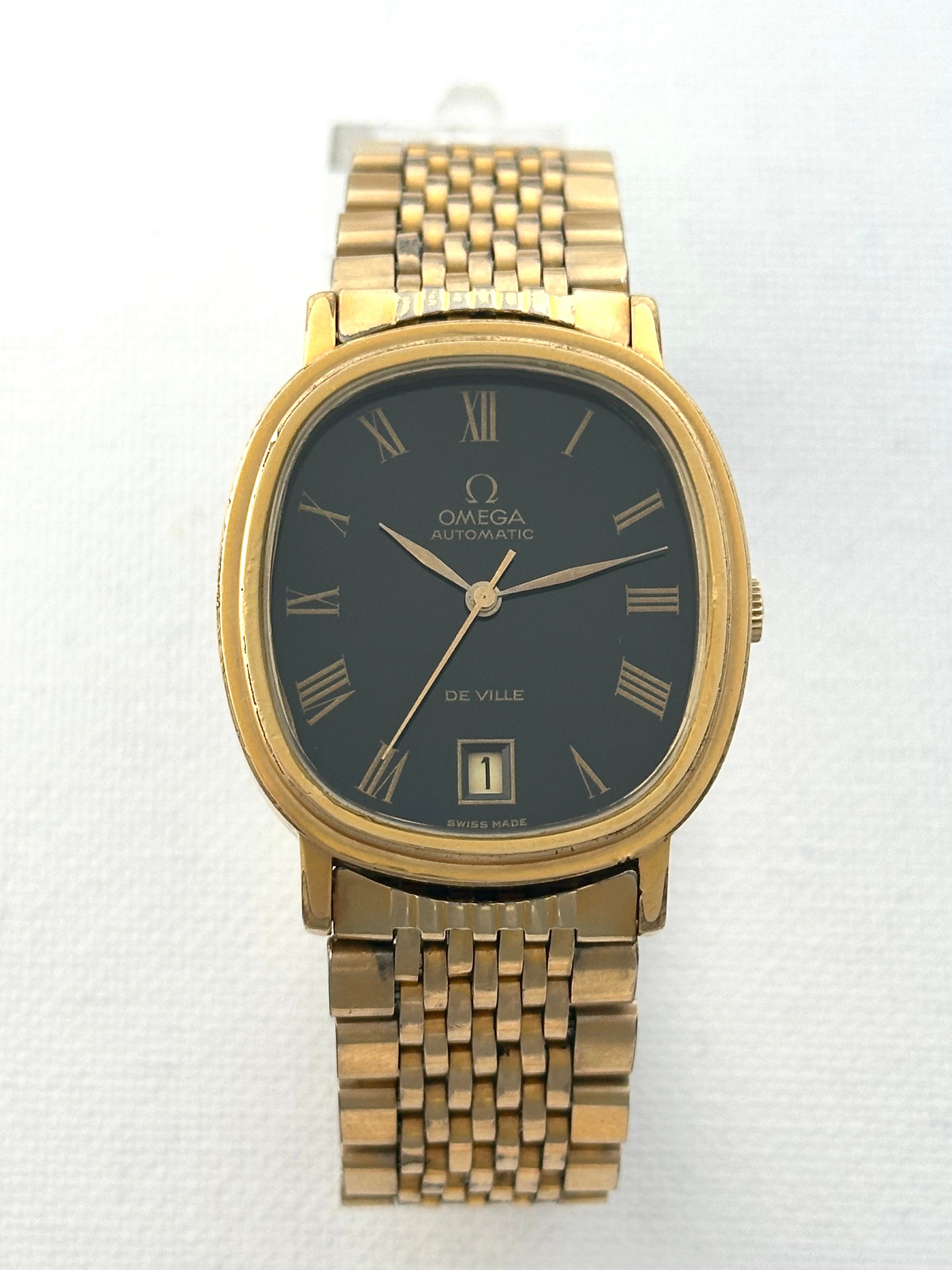 Omega De Ville Black Dial Vintage – Old School Seconds