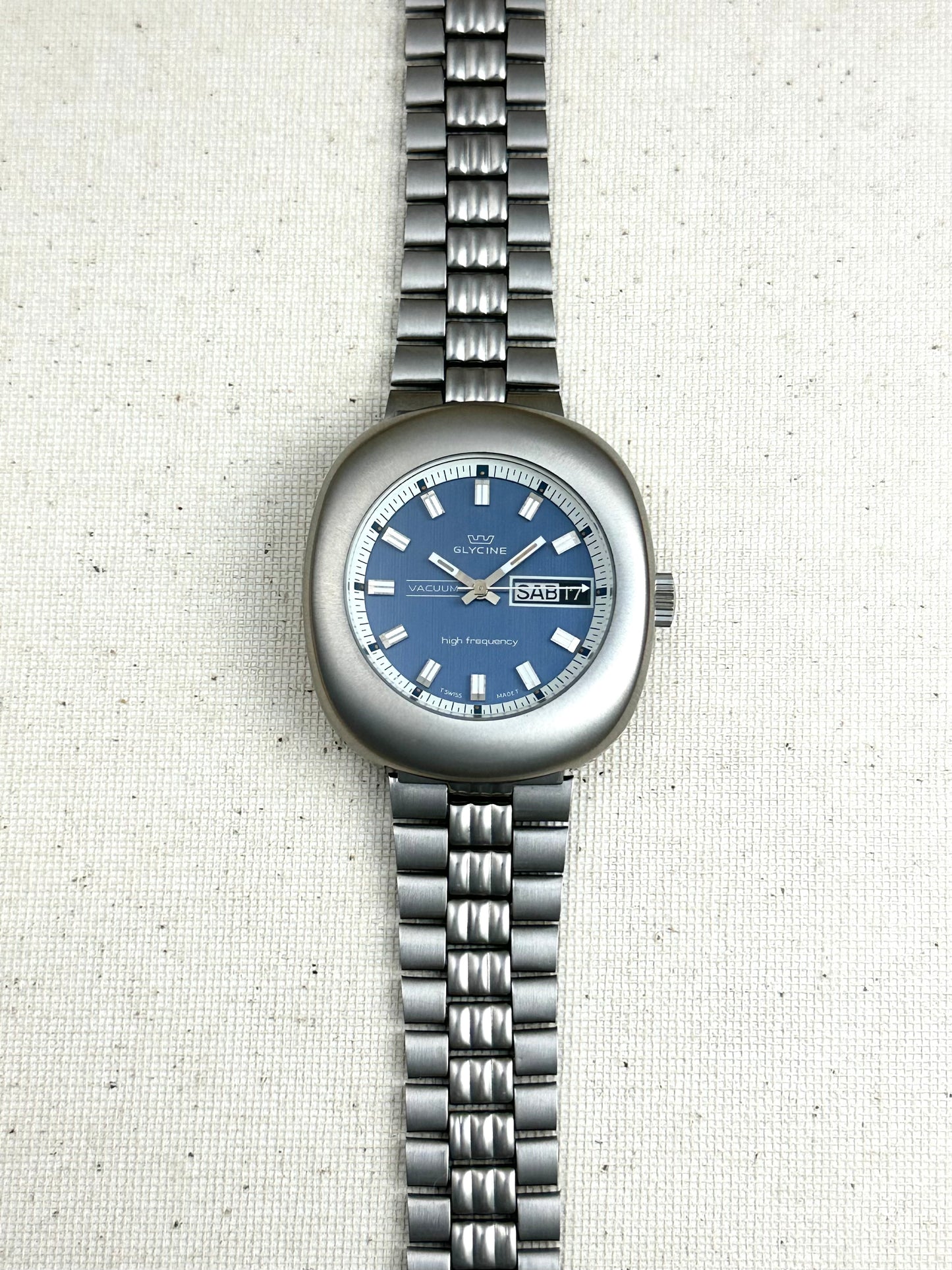 Glycine Vacuum High Frequency Metalic Blue Vintage