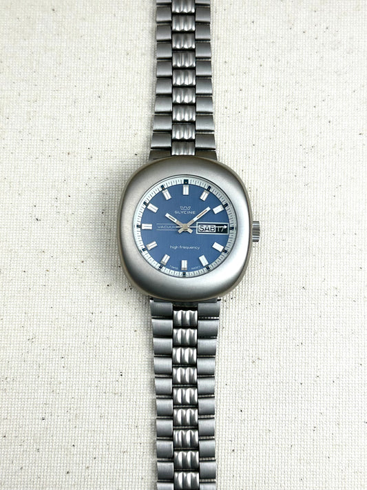 Glycine Vacuum High Frequency Metalic Blue Vintage