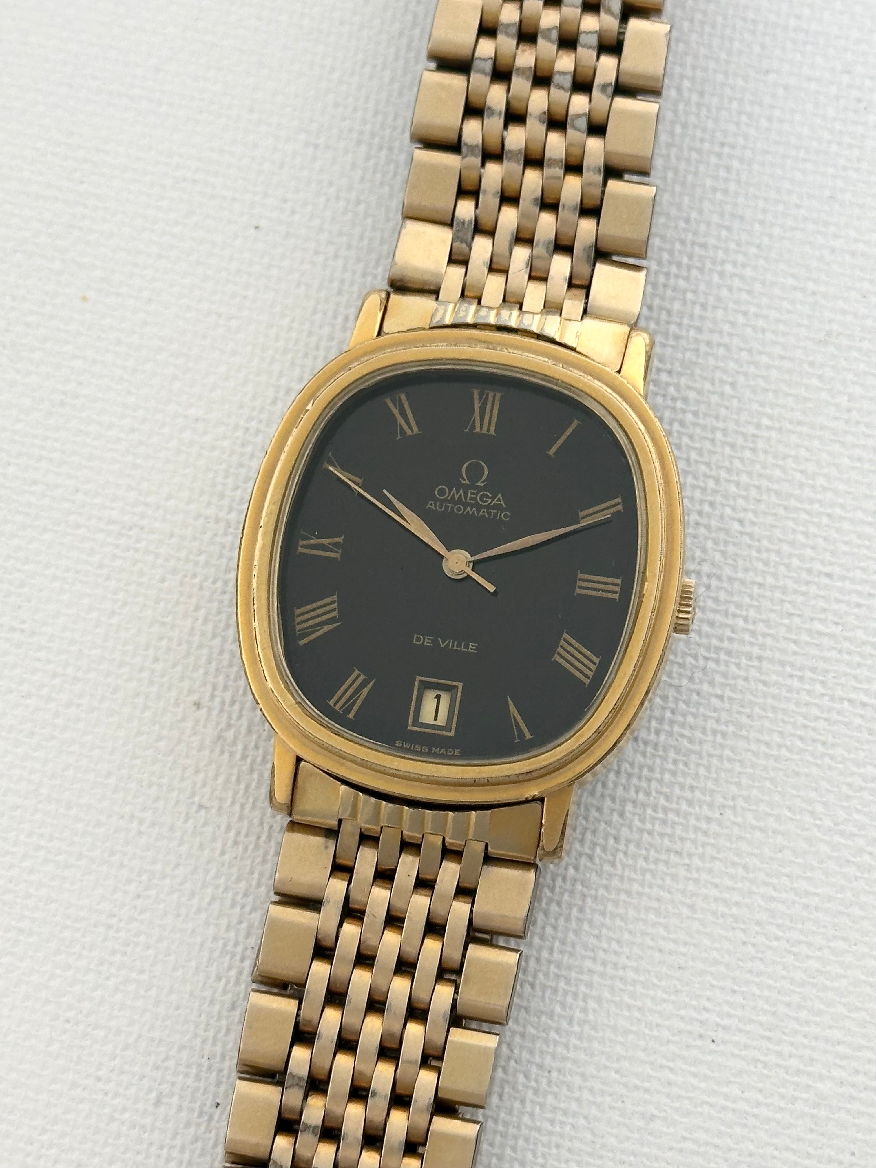 Omega De Ville Black Dial Vintage – Old School Seconds
