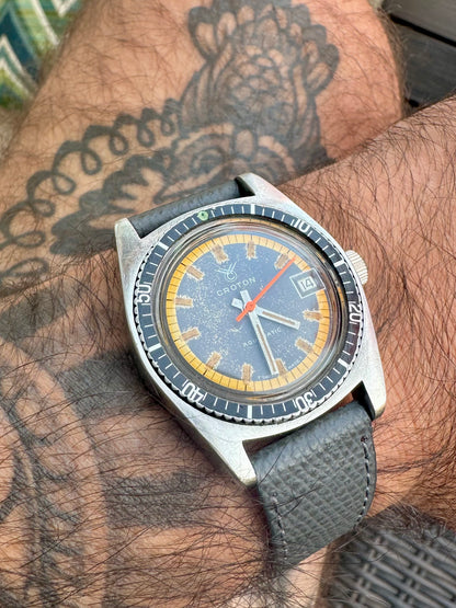 Croton Aquamatic Tropical Dial Vintage