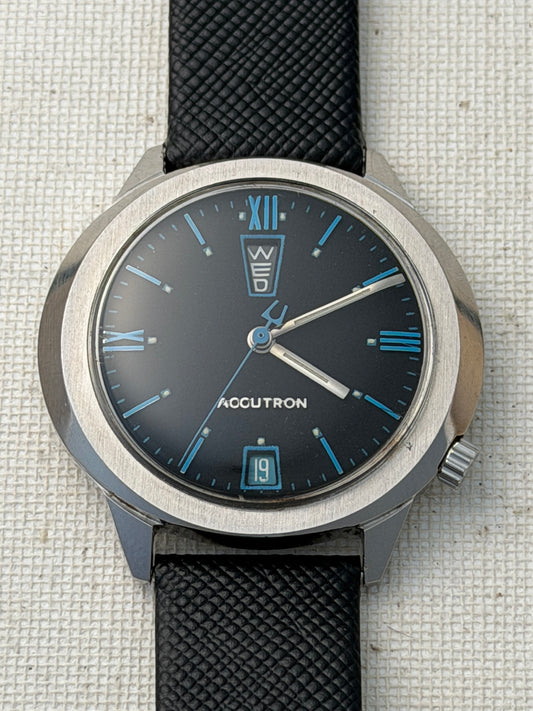 Accutron Up Down Bad Ass Blue Vintage