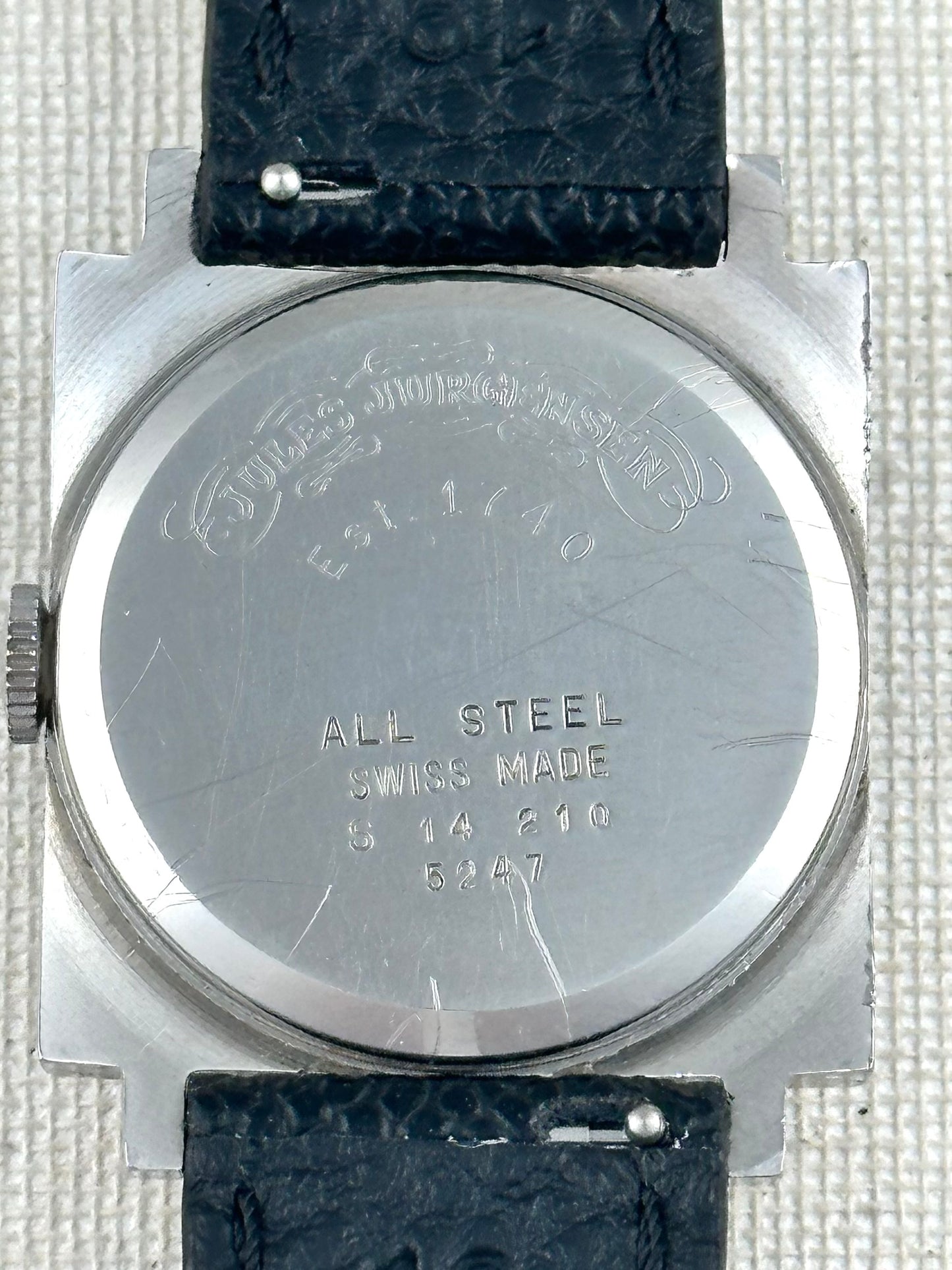 Jules Jurgenson Blue Dial Vintage