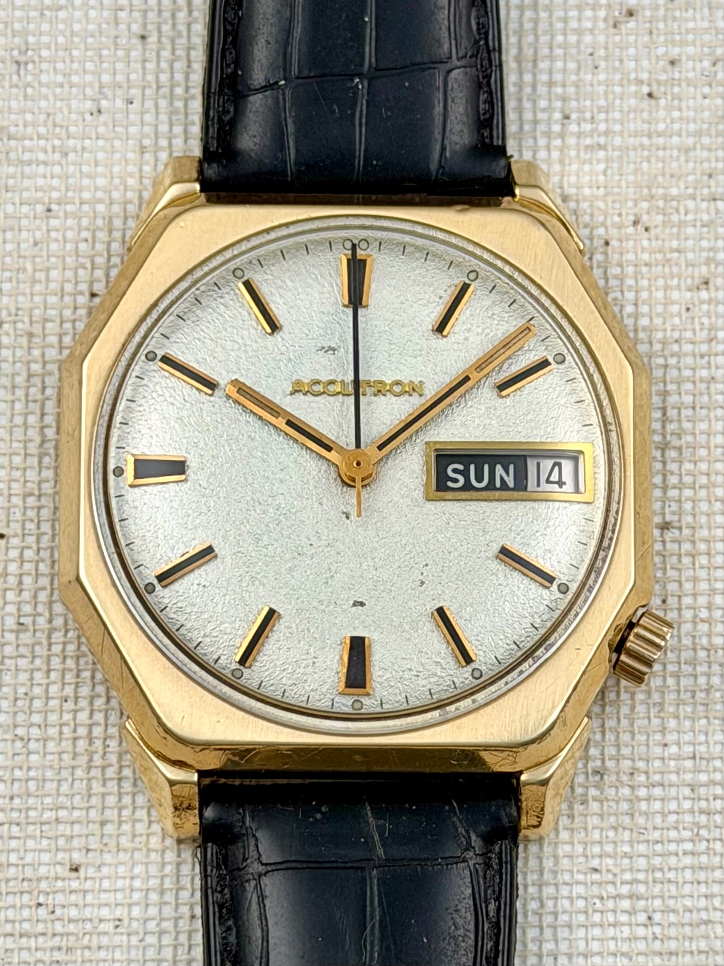 Accutron 218 Octagon Texture Dial Vintage