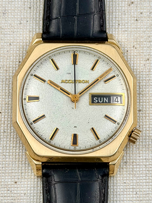 Accutron 218 Octagon Texture Dial Vintage
