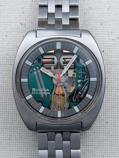 Accutron Spaceview Steel Bracelet Vintage