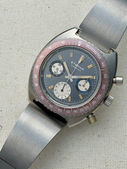 Eterna 154 FTP Chronograph Ghost Bezel Vintage