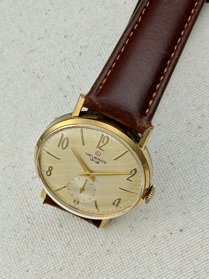 Helbros France Linen Dial Vintage